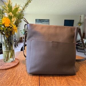 All Saints Gray Tote Bag